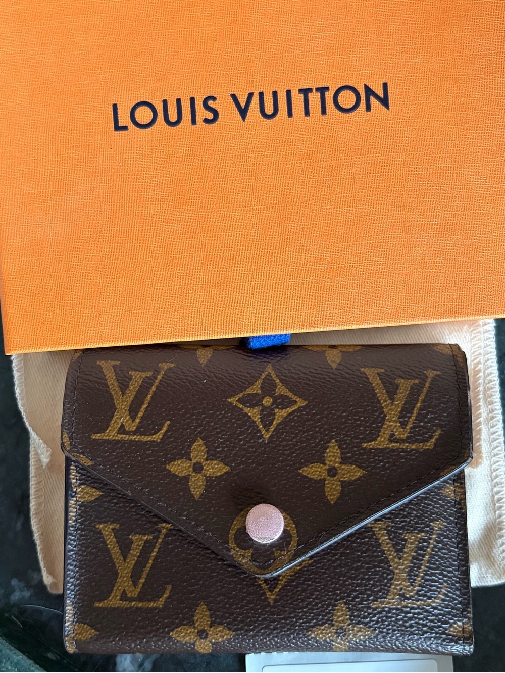 Louis Vuitton Monogram Victorine Wallet in Rose Ballerine 2019